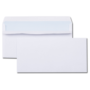 500 ENVELOPPES BLANC 80G 110X220 DL AUTOCOLLANTE