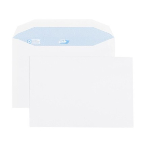 BOITE 500 ENVELOPPES MECANISABLES PATTE TRAPEZE BLANCHES C5 162x229 80G GOMMEES