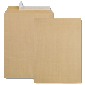 250 POCHETTES 280X365 KRAFT ARME 130G BANDE DE PROTECTION 4289