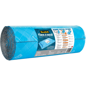 SCOTCH Flex&Seal Rouleau d'expédition  bleu, auto-adhésif 38cmx3m