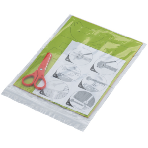 100 SACHETS TRANSPARENT À FERMETURE ZIP 160X220