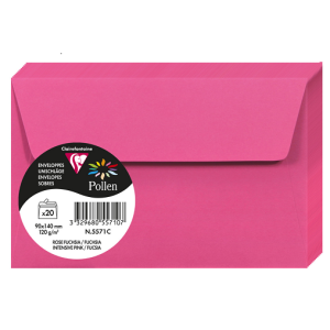 PAQUET 20 ENV.90X140  ROSE FUSHIA