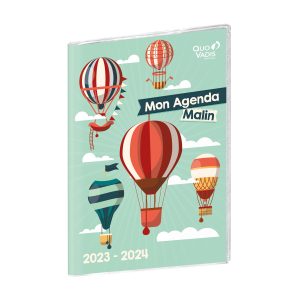 MON AGENDA MALIN - QUO VADIS - 1 SEMAINE SUR 2 PAGES - ANNEE SCOLAIRE - SPECIAL ECOLE ELEMENTAIRE