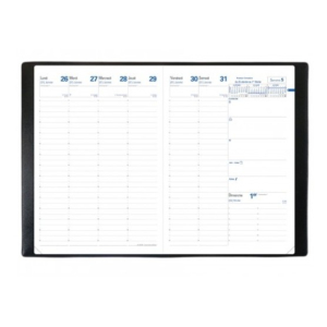 AGENDA SEMAINIER EU 09/09 RV QUART HEURE 21X29.7 ASS SEPT/SEPT