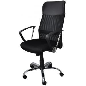 FAUTEUIL RESILLE "CORFU" NOIR