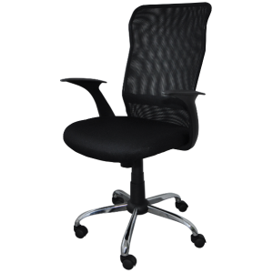 FAUTEUIL DE BUREAU "RHODES" NOIR