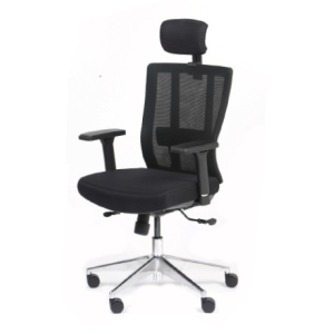 FAUTEUIL SYNCHRONE  ERGONOMIQUE OFFSEAT NOIR AVEC APPUI TETE