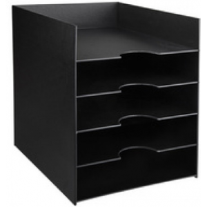 BLOC DE CLASSEMENT POUR ARMOIRE 5 CASES FORMAT 24X32 CM NOIR