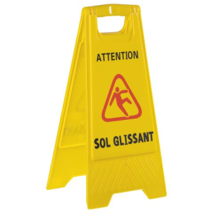 PANNEAU DE SIGNALISATION SOL GLISSANT H 62cm