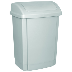 POUBELLE PLASTiQUE COUVERTURE A BASCULE 15L