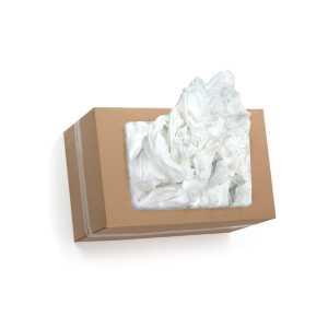 CARTON DISTRIBUTEUR 10 KGS CHIFFON COTON BLANC