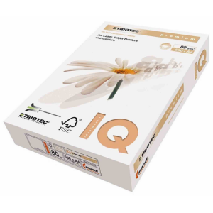 RAMETTE PAPIER 500 FEUILLES IQ PREMIUM 80G A4