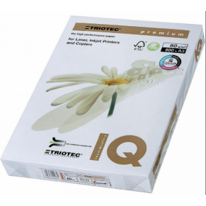 RAMETTE PAPIER 500 FEUILLES IQ PREMIUM 80G A3