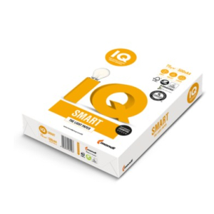 RAMETTE PAPIER 500 FEUILLES IQ SMART A4 PERFORE 4 TROUS