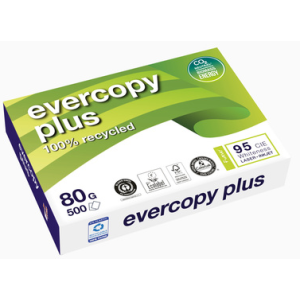 500 FLES EVERCOPY+ 80G RECYCLE A4