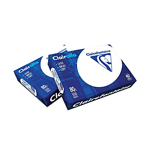 RAMETTE PAPIER 500 FEUILLES CLAIRALFA A4 80G