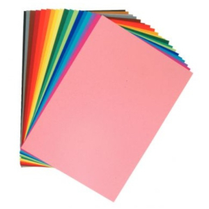 24F PAPIER DESSIN COLORIS PASTELS ASSORTIS 50X65 160G