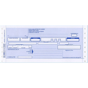 LISTING 600 LETTRES DE CHANGE 240X12 4/PAGES