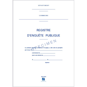REGISTRE ENQUETE PUBLIQUE