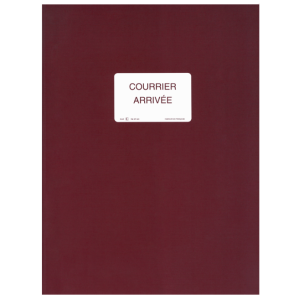 REGISTRE TOILE COURRIER ARRIVEE 320X250 150 PAGES