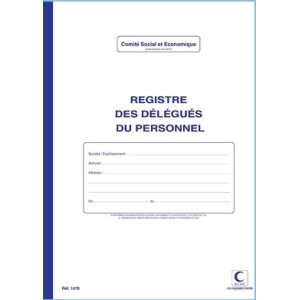 REGISTRE "DELEGUES DU PERSONNEL" 320X250 40P  ELVE1470