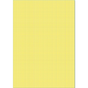 100 FICHES BRISTOL JAUNE 75X125 5X5