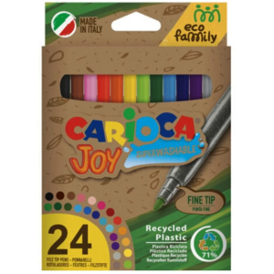 CARIOCA ECOLO JOY 24 FEUTRES COLORIS ASSORTIS