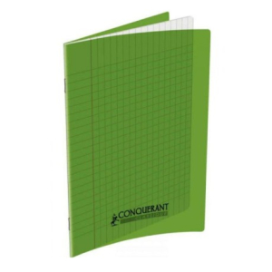 CAHIER POLYPRO VERT 24X32 140P SÉYÈS 90G PIQURE