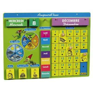 CALENDRIER PERPÉTUEL EN BOIS