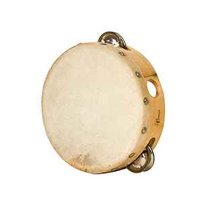 TAMBOURIN 15CM AVEC CYMBALETTES   