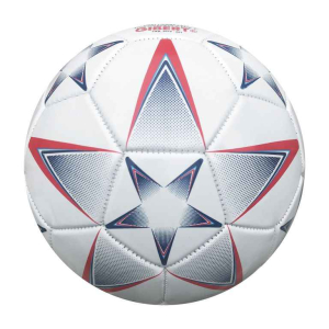 BALLON FOOTBALL CUIR T.5 Ø 22CM