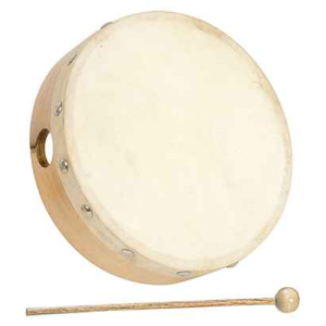 TAMBOURIN 15CM SANS CYMBALETTES