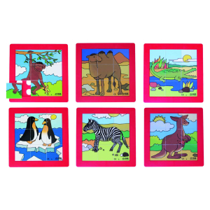 PUZZLE LES ANIMAUX SAUVAGES 