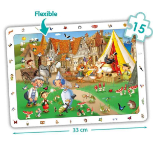 PUZZLE LES CONTES CLASSIQUES LOT DE 4 