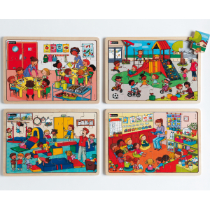 PUZZLE ENSEMBLE À L'ÉCOLE