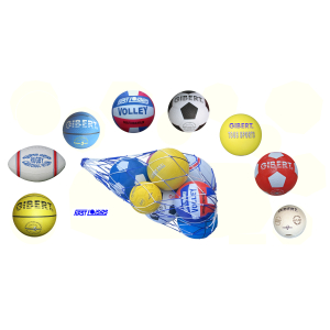 LOT DE 8 BALLONS ENTRAINEMENT ASSORTIS