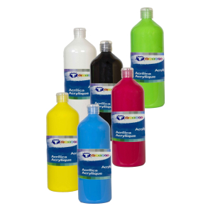 FLACON ACRYLIQUE 500 ML CYAN