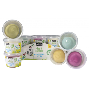 PATE À MODELER BIO SET DÉCOUVERTE 6 POTS 90G COLORIS ASSORTIS