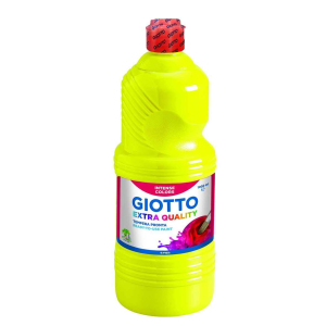 GIOTTO FLACON GOUACHE 1L JAUNE PRIMAIRE