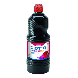 GIOTTO FLACON GOUACHE 1L NOIR