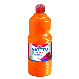 GIOTTO FLACON GOUACHE 1L ORANGE