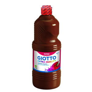 GIOTTO FLACON GOUACHE 1L MARRON