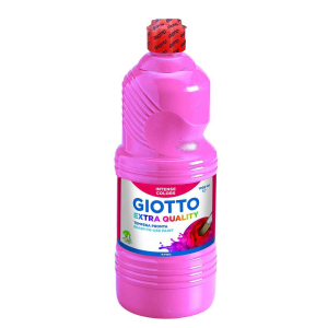 GIOTTO FLACON GOUACHE 1L ROSE