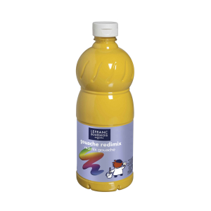 LEFRANC FLACON GOUACHE 1L JAUNE DORÉ