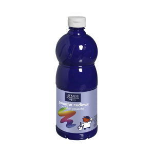 LEFRANC FLACON GOUACHE 1L OUTREMER