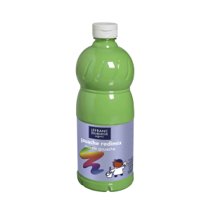 LEFRANC FLACON GOUACHE 1L VERT CLAIR