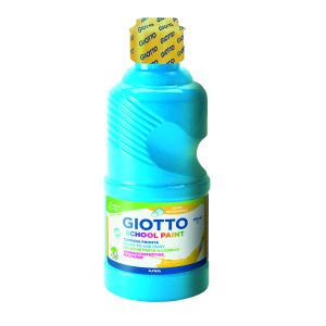 GIOTTO FLACON GOUACHE 250ML CYAN