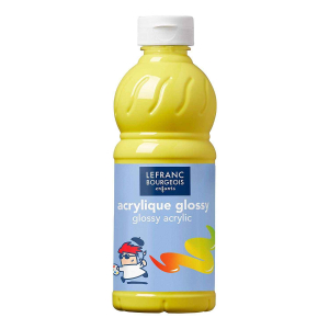 ACRYL GLOSSY FLACON 500ML JAUNE PRIMAIRE