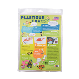 30 FEUILLES PLASTIQUE DINGUE COLORIS ASSORTIS