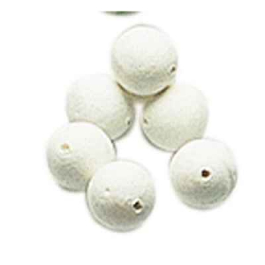 100 BOULES BLANC CELLULOSE Ø25MM